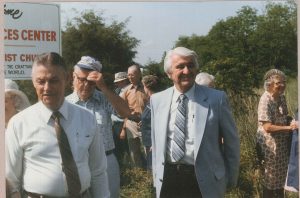 picture of Samaritan Center pioneer Harry Hulsey and others in the 80s